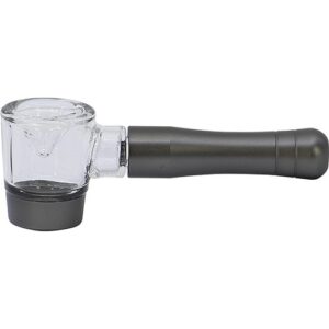 58550 REMO.Bong pipa üveg+ fém kombináció, 10 cm