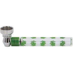 58602 REMO.Kispipa fém+üveg , 9,5 cm
