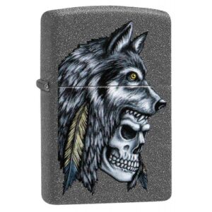 29863 Farkas koponyatoll Zippo Öngyújtó