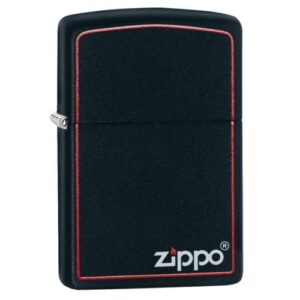 218zb Fekete, piros Zippo öngyújtó