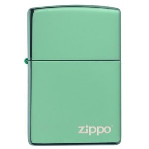 28129zl Klasszikus polírozott zöld Zippo öngyújtó zippo logóval