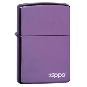 24747zl Polírozott lila Zippo Öngyújtó Abyss