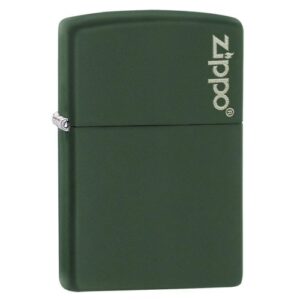 221zl Zöld matt Zippo öngyújtó Zippo logóval