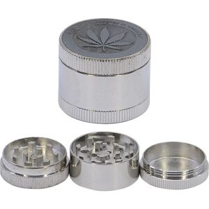 11329 REMO.Grinder-dohányörlő fém , 3 részes-3 cm átmérő