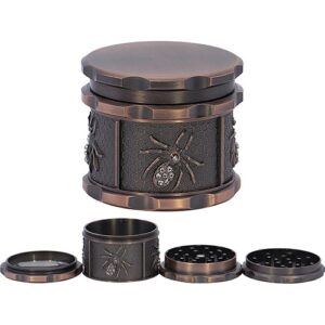 11488 REMO. Grinder-dohányörlő fém, 4 részes-6cm átm