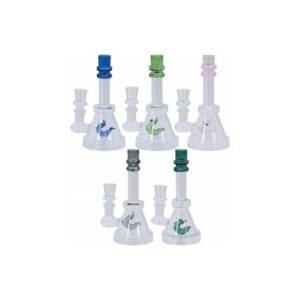 67489 REMO.Bong pipa üveg-16 cm,több minta és szín készlet szerint